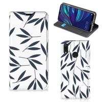 Huawei Y7 hoesje Y7 Pro (2019) Smart Cover Leaves Blue - thumbnail