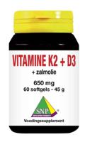 SNP Vitamine K2 D3 zalmolie 60 Capsules - thumbnail