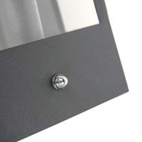 QAZQA Buiten wandlamp zwart met schemersensor - Rotterdam - thumbnail
