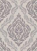 Dutch Wallcoverings Behang Carat Deluxe Medaillon Beige/Zilver 10060-02