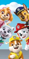 Paw Patrol Strandlaken , 70x140cm - thumbnail