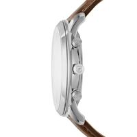 Fossil FS5380 Herenhorloge Neutra Chrono silver-brown - thumbnail