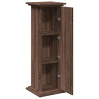 VidaXL Sokkel met opbergruimte 31x30x90 cm bewerkt hout bruin eiken - thumbnail