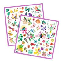 160 stickers Paradijs DJECO rozen - thumbnail