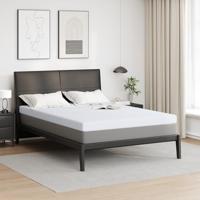 VidaXL Matrastopper wit 140 x 190 cm jacquard stof - thumbnail