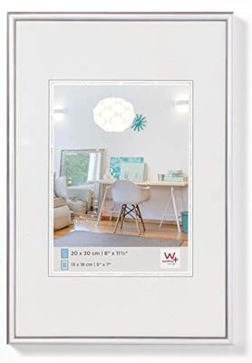 walther+ design KV318S Wissellijst Papierformaat: 13 x 18 cm Zilver