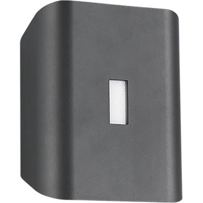 LED Buiten Wandlamp - Aanpasbare Kleuren - 7.5W - 850 Lumen - Antraciet