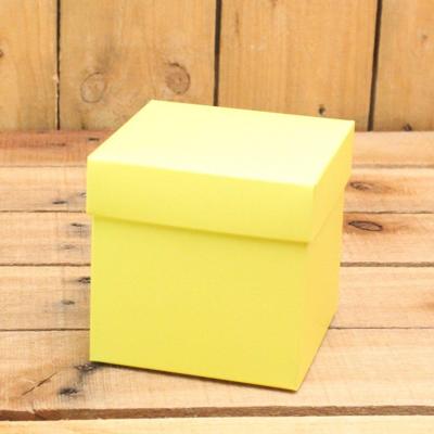 Bonbon doosjes - Chocolade doosje - Pastel geel - 24 stuks