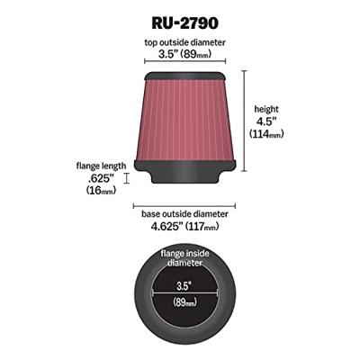 K&N sport luchtfilter sport air filter ru-2790