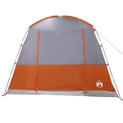 VidaXL Autotent 4-persoons waterdicht grijs en oranje