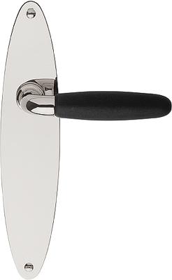 Formani TIMELESS 1931MPOSFC deurkruk op schild blind - glans nikkel/ebbenhout