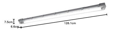 LEDVANCE SUBMARINE THROUGHWIRING 120 Lamp voor vochtige ruimte LED LED vast ingebouwd 15 W Neutraalwit Grijs LEDVANCE SUBMARINE THROUGHWIRING 120 Lamp voor vochtige ruimte LED LED vast ingebouwd 15 W Neutraalwit Grijs