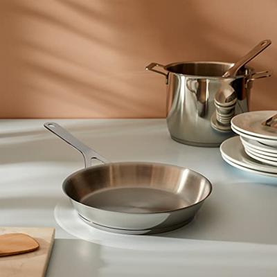 Alessi Koekenpan Pots&Pans - AJM110/28 - ø 28 cm - door Jasper Morrison - zonder anti-aanbaklaag - thumbnail