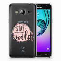 Samsung Galaxy J3 2016 Telefoonhoesje met Naam Boho Stay Wild - thumbnail