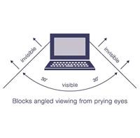 Targus Privacy Screen Filter Privacyfolie Laptop 33,8 cm (13,3) Beeldverhouding: 16:10 ASF133WEU Universal - thumbnail