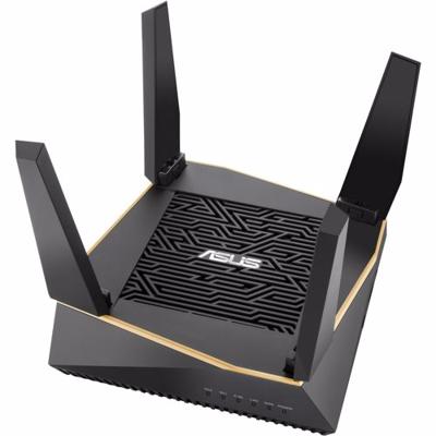 ASUS AiMesh AX6100 draadloze router Tri-band (2.4 GHz / 5 GHz / 5 GHz) Gigabit Ethernet Zwart ASUS AiMesh AX6100 draadloze router Tri-band (2.4 GHz / 5 GHz / 5 GHz) Gigabit Ethernet Zwart