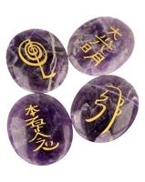 Reiki Stenen set Amethist - thumbnail