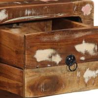 Tv-meubel wandmontage 100x32x25 cm massief gerecycled hout - thumbnail