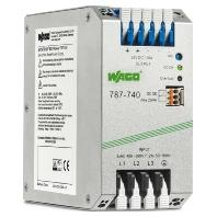 WAGO 787-740 DIN-rail netvoeding 24 V/DC 12.5 A Aantal uitgangen:2 x Inhoud 1 stuk(s)