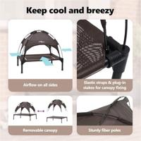 VidaXL Hondenbed bruin 63 x 49,5 x 60 cm staal - thumbnail