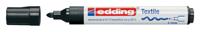 Textielmarker edding 4500 rond 2-3mm zwart - thumbnail