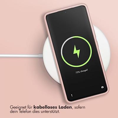 Accezz Liquid Silicone voor Samsung Galaxy A53 Telefoonhoesje Roze