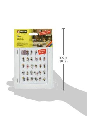 NOCH 46071 TT Megavoordeelset figuren Geverfd, Zittend