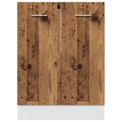 Onderkast Lyon 60x46x81,5 cm bewerkt hout oud houtkleurig
