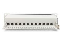 Digitus DN-91612S-EA-G 12 poorten Netwerkpatchpaneel 254 mm (10) CAT 6A 1 HE Meerdere kleuren Ingericht - thumbnail