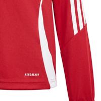 adidas Tiro 24 Trainingstrui 1/4-Zip Kids Rood Wit - thumbnail