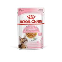 Royal Canin Kitten Sterilised natvoer kat (in gelei) 1 doos (12 x 85 g) - thumbnail
