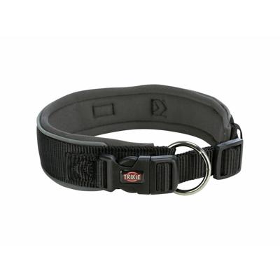 Hondenhalsband Trixie Premium Zwart Grafiet S/M 33-42 cm