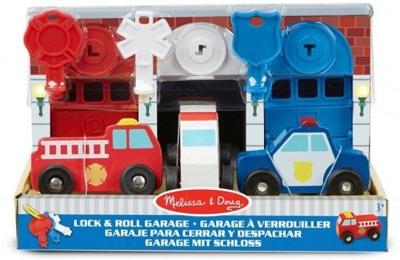 Melissa & Doug garage Lock & Roll 7 delig