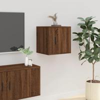 Tv-wandmeubel 40x34,5x40 cm bruin eikenkleur - thumbnail