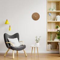 TFA Dostmann 60.3072.23 Wandklok Kwarts 298 mm x 41 mm x 298 mm Hout (donker) - thumbnail