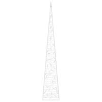 Lichtkegel decoratief LED 90 cm acryl koudwit - thumbnail