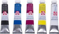 Talens plakkaatverf Extra Fijn tube van 20 ml, doos met 5 tubes in geassorteerde kleuren - thumbnail