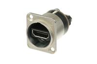 Neutrik NAHDMI-W HDMI-connector Flensbus, contacten recht Aantal polen: 19 Zilver 1 stuk(s) - thumbnail