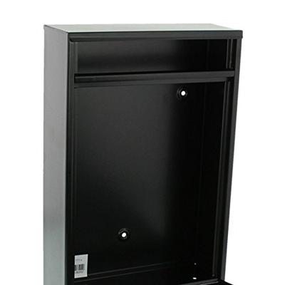 Burg Wächter WISMAR 771 S Brievenbus Staal Zwart Sleutelslot