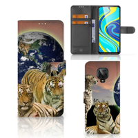 Xiaomi Redmi Note 9 Pro | Note 9S Telefoonhoesje met Pasjes Roofdieren - thumbnail