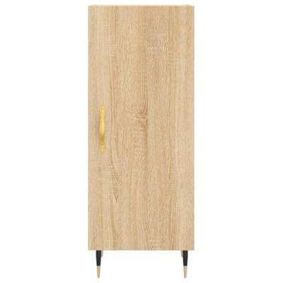 Dressoir 34,5x34x90 cm bewerkt hout sonoma eiken Dressoir 34,5x34x90 cm bewerkt hout sonoma eiken
