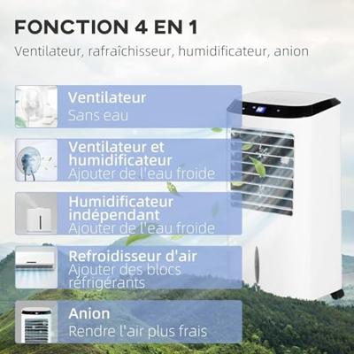 Activejet Selected KS-1065BPJ luchtkoeler op basis van verdamping Draagbare verdampingsluchtkoeler