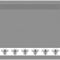 DDDDD DDDDD keukendoek Honey 50x55 grey - thumbnail