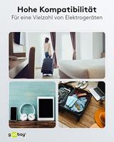 Goobay Reisadapter USA,UK,CH,IT naar EUR Wit - thumbnail