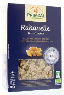 Primeal Rubanelle halfvolkoren pasta bio 400 Gram
