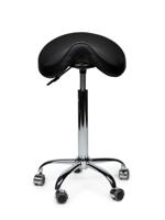 Premium zadelkruk zwart standaard - thumbnail