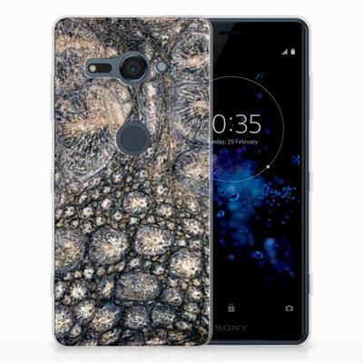 Sony Xperia XZ2 Compact TPU Hoesje Krokodillenprint