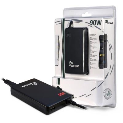 Inter-Tech ARGUS NB-90SA Binnen 90W Zwart netvoeding & inverter - thumbnail