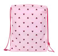 Rugtas met Koordjes Minnie Mouse Naive Roze 26 x 34 x 1 cm - thumbnail