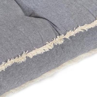 VidaXL Bankkussen pallet 120x80x10 cm blauw